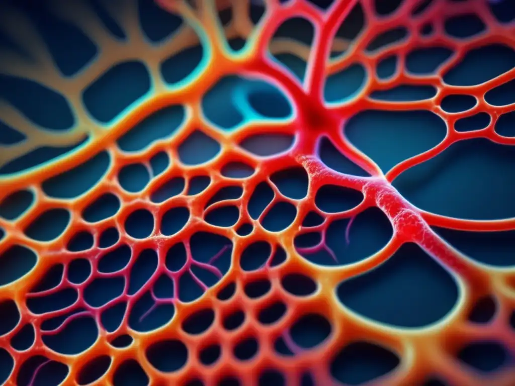 Una asombrosa imagen en 8k de capilares renales saludables, resaltando su importancia en la filtración y el impacto de la enfermedad renal.