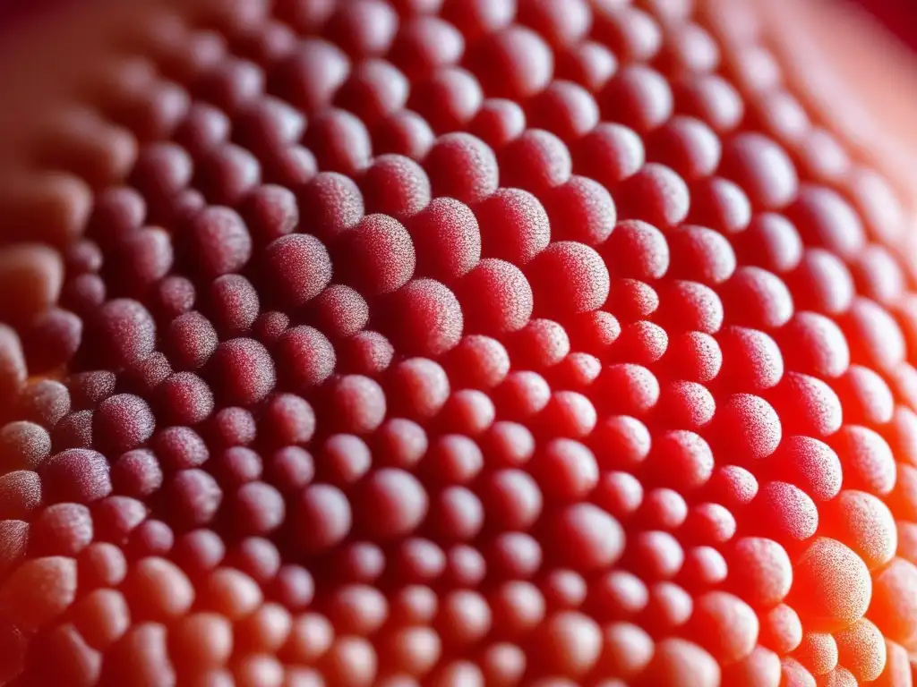 Detallada imagen de un cuero cabelludo con psoriasis, mostrando parches rojos y escamosos, con posibles pérdidas de cabello