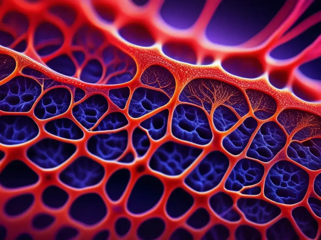 Detalle asombroso del cuero cabelludo humano, mostrando folículos pilosos y piel circundante, con impacto de medicamentos para el colesterol en el sistema microvascular