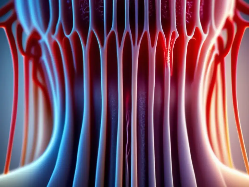 Detalle en 3D de un cuero cabelludo humano con folículos pilosos, destacando la simulación 3D del microinjerto capilar