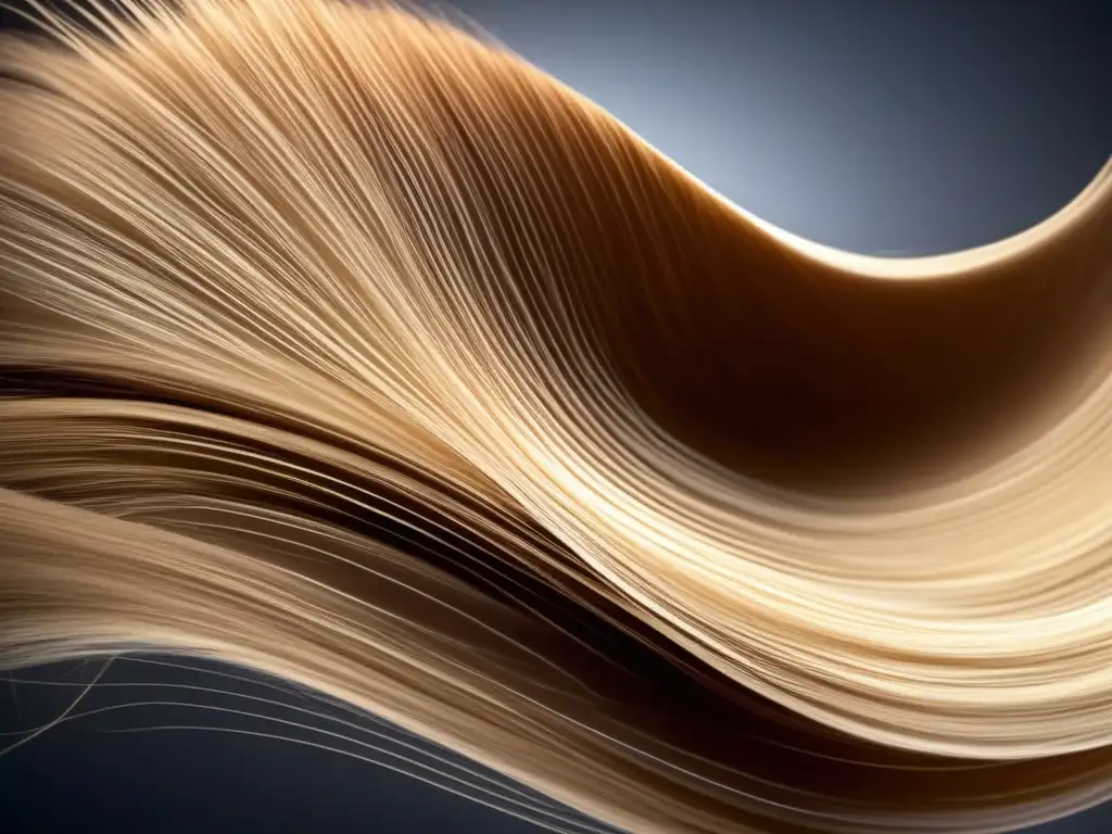 Detalle de microinjerto capilar en mujer con cabello lujoso y natural en clínica moderna