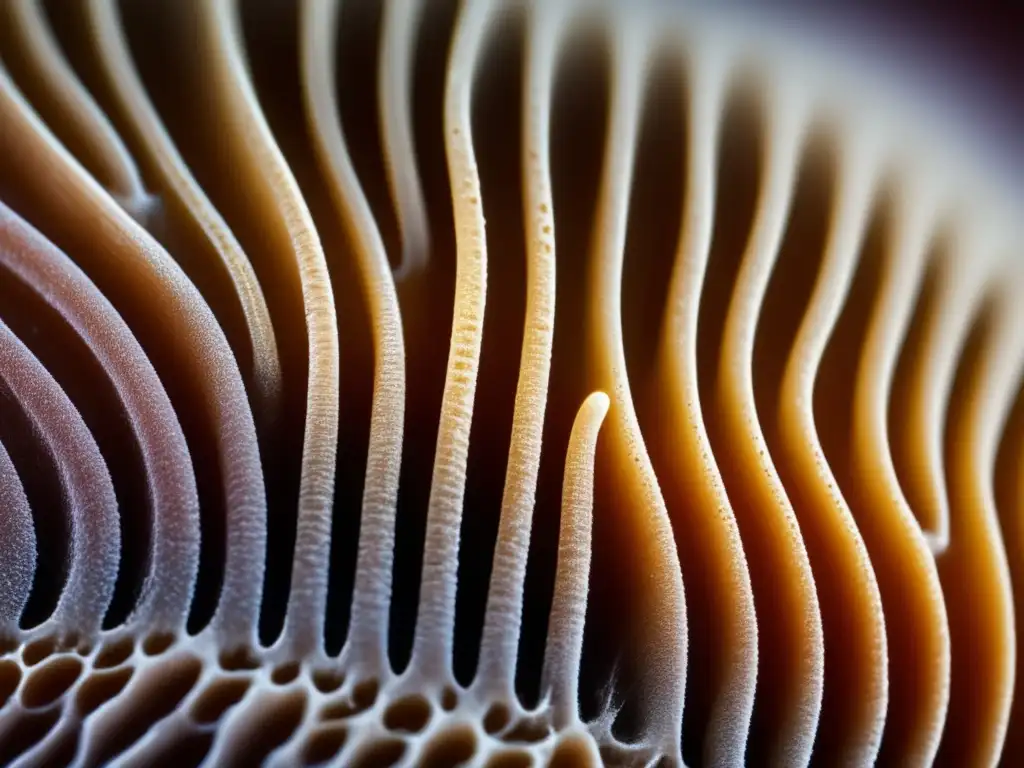 Detalle microscópico de cuero cabelludo con alopecia, mostrando patrón de pérdida de cabello y textura de la piel