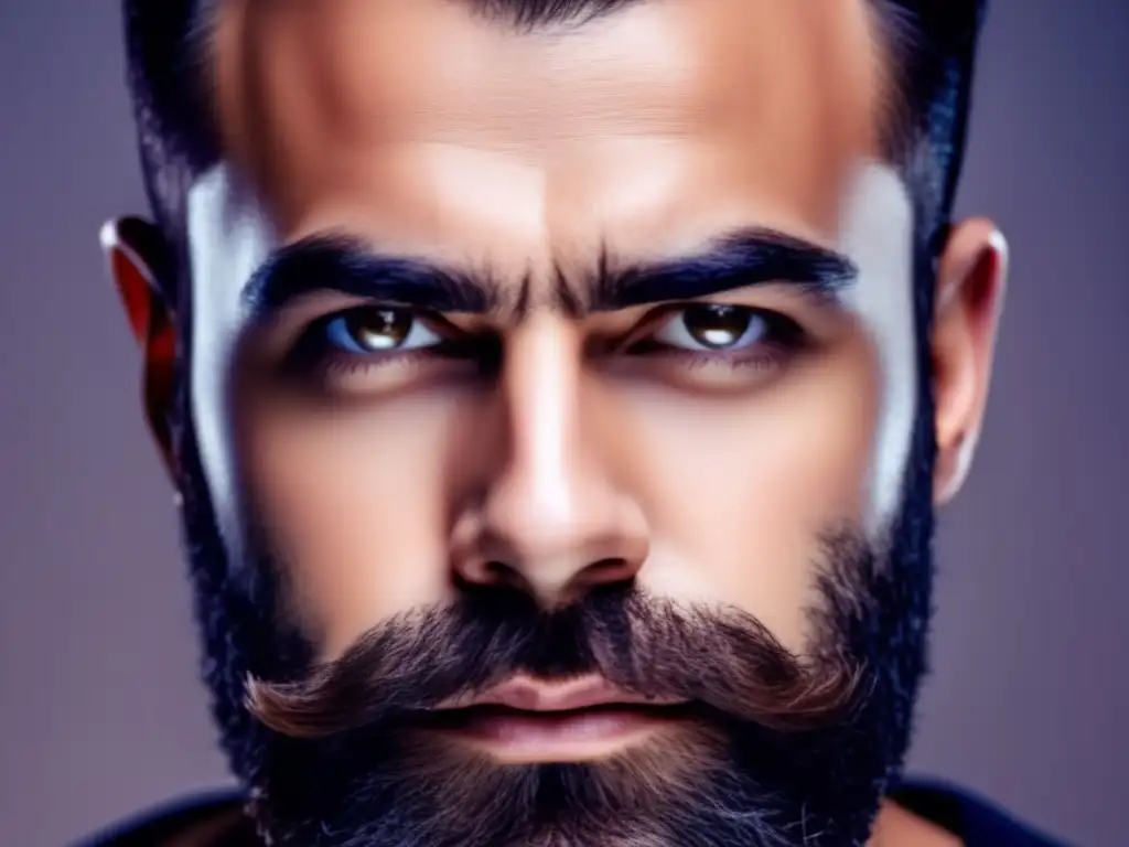 Implante de barba y cejas: detalles ultra definidos Detalle de trasplante capilar en barba y cejas: simetría y naturalidad en los folículos pilosos
