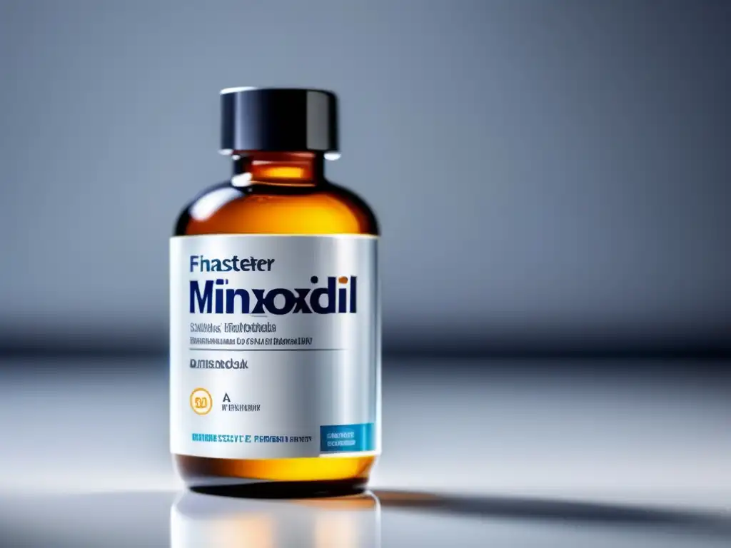 Dos elegantes botellas de Minoxidil y Finasteride, destacando su diseño moderno y profesional en comparativa Minoxidil vs Finasteride 2023.