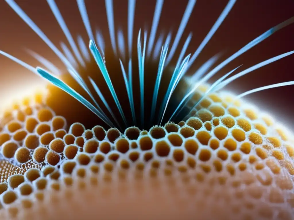 Una imagen detallada muestra un parche de microneedle de vanguardia aplicando inmunoterapia para alopecia en el cuero cabelludo