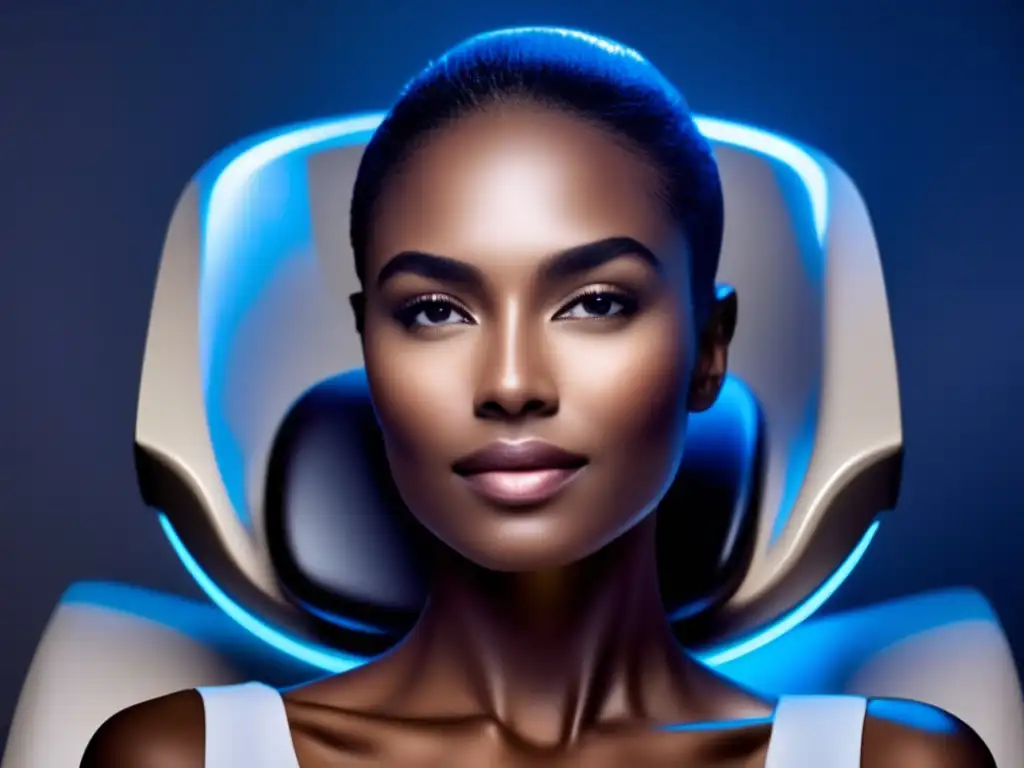 Terapia capilar IPL: Detalles precisos en moderna clínica Imagen detallada de terapia IPL para crecimiento capilar en moderna clínica