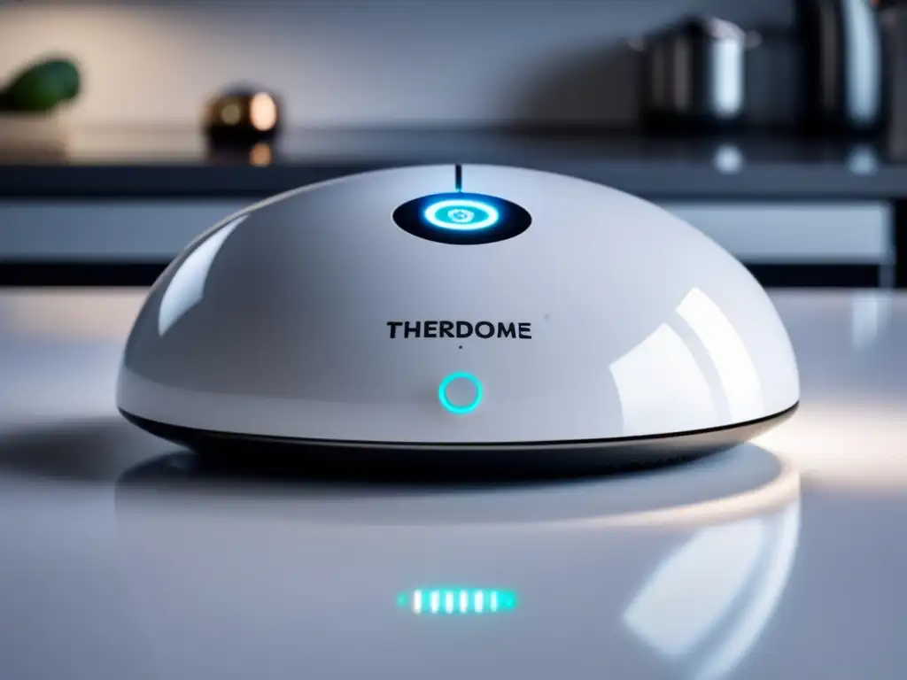 Imagen de alta resolución del Theradome LH80 Pro en un elegante mostrador blanco, iluminado suavemente