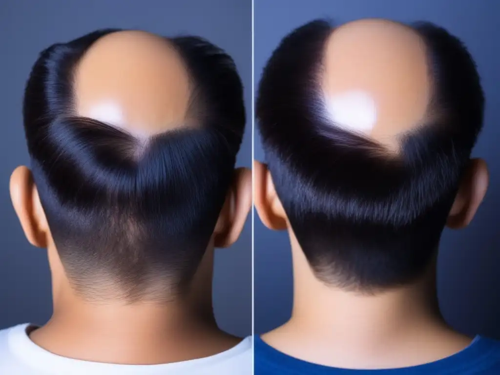 Transformación impactante: Terapia láser para caída cabello casos clínicos muestra mejoría notable en densidad capilar y salud del cuero cabelludo