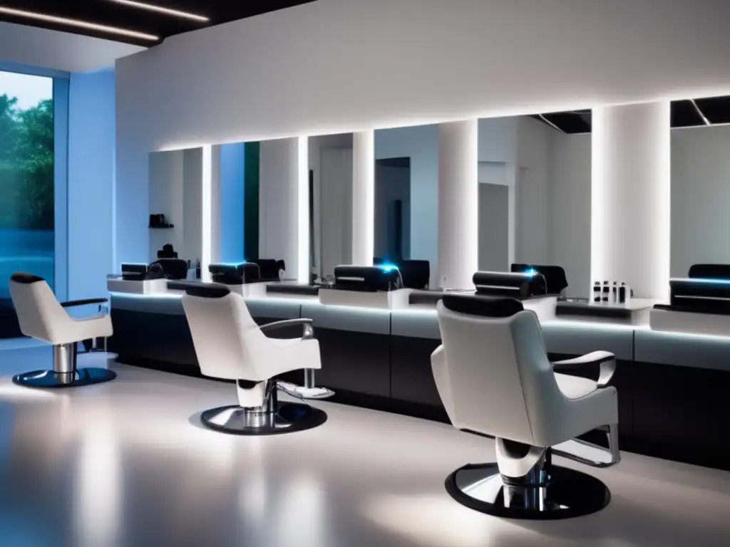 Salón de belleza moderno con terapias láser para cabello costos