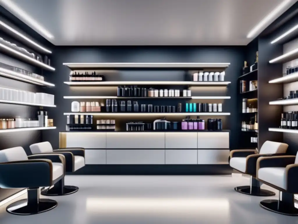 Salón de Belleza Moderno: Lujo y Eficiencia en 8k